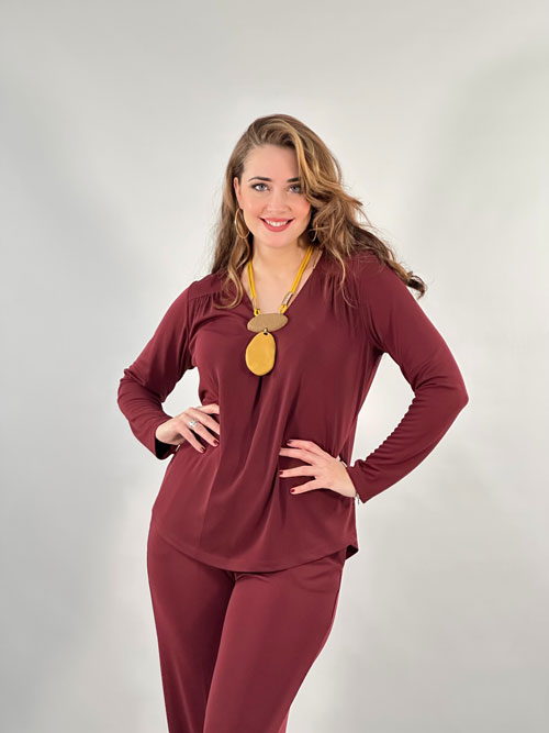 blusa y collar daniela curvy egoitalia venta de ropa al por mayor mayoristas ropa de mujer españa francia portugal ropa femenina