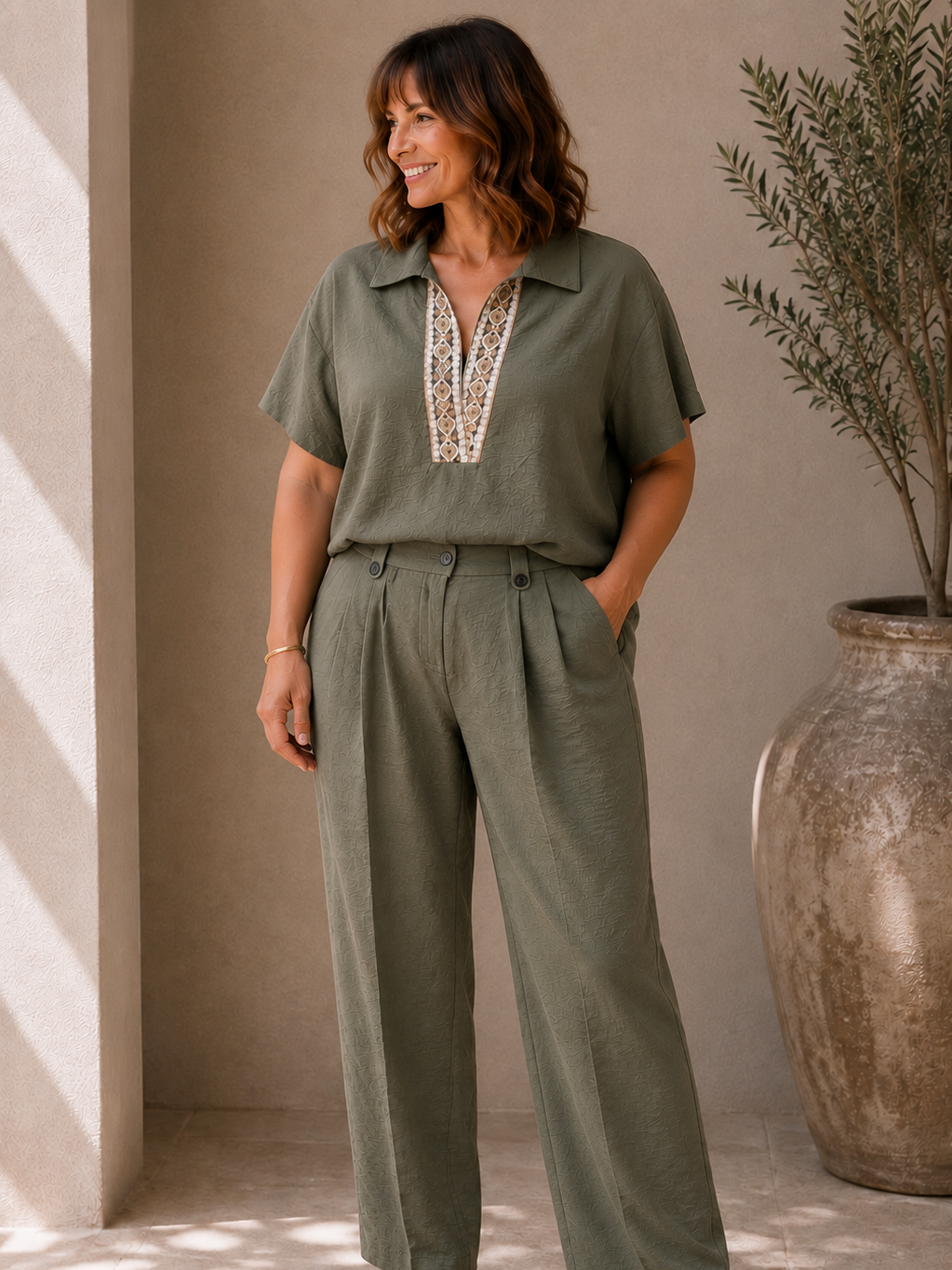 venta al mayor, ropa mujer, fabricantes ropa italiana, pantalón, daniela curvy