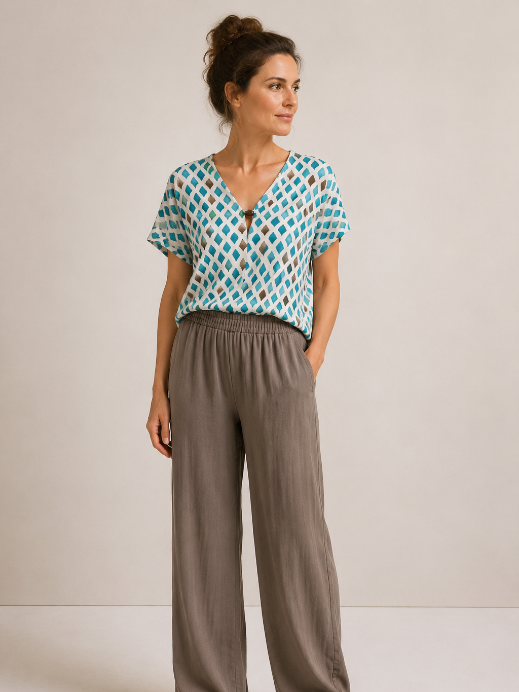venta al mayor, ropa mujer, fabricantes ropa italiana, pantalón, JOY